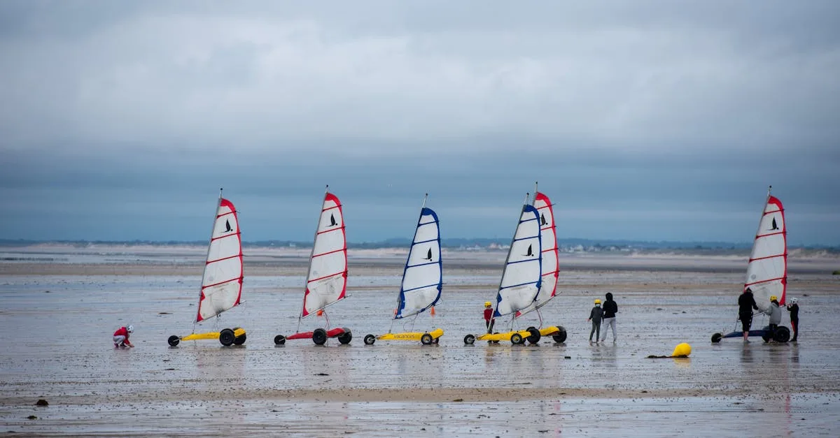 découvrez le land sailing, une activité sportive excitante qui combine vitesse et aventure sur terre grâce à un char à voile. parfait pour les amateurs de sensations fortes et de plein air.