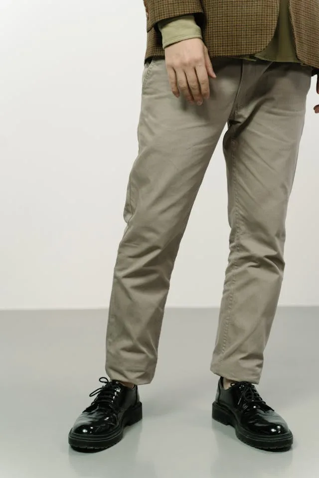 pantalon infroissable