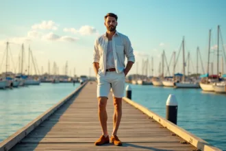 Chaussures bateau en daim